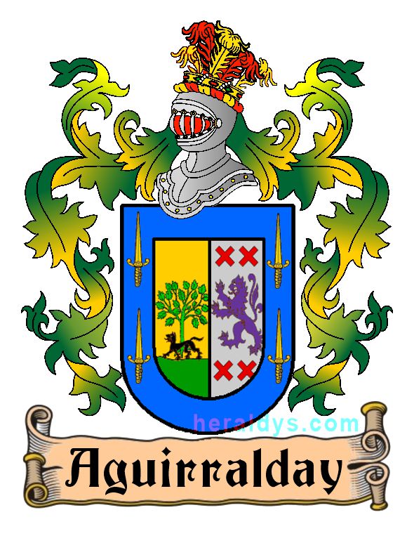 Escudo Apellido Aguirralday