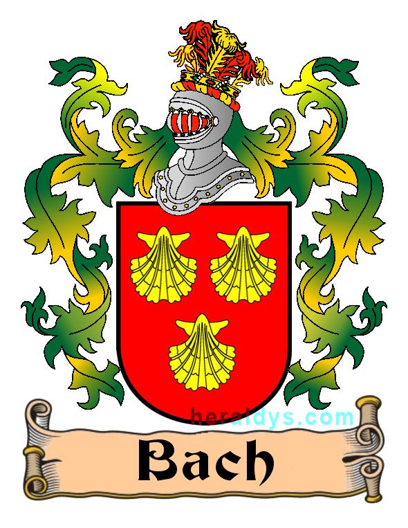 Escudo apellido Bach